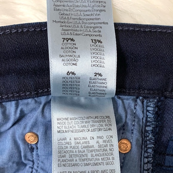 MOTHER Insider Crop Step Fray Jeans AFTER PARTY SIZE 25 - Picture 16 of 16